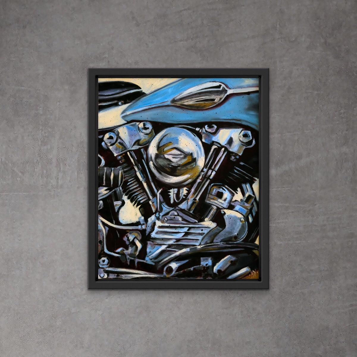 HD Knuck - 16x20 in Canvas Print