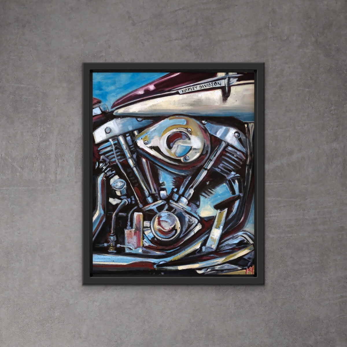 HD Shovel - 16x20 in. Canvas Print