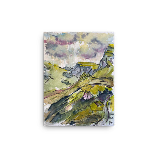 Rain in Scotland - 12x16 Canvas Print