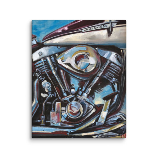 HD Shovel - 16x20 in. Canvas Print