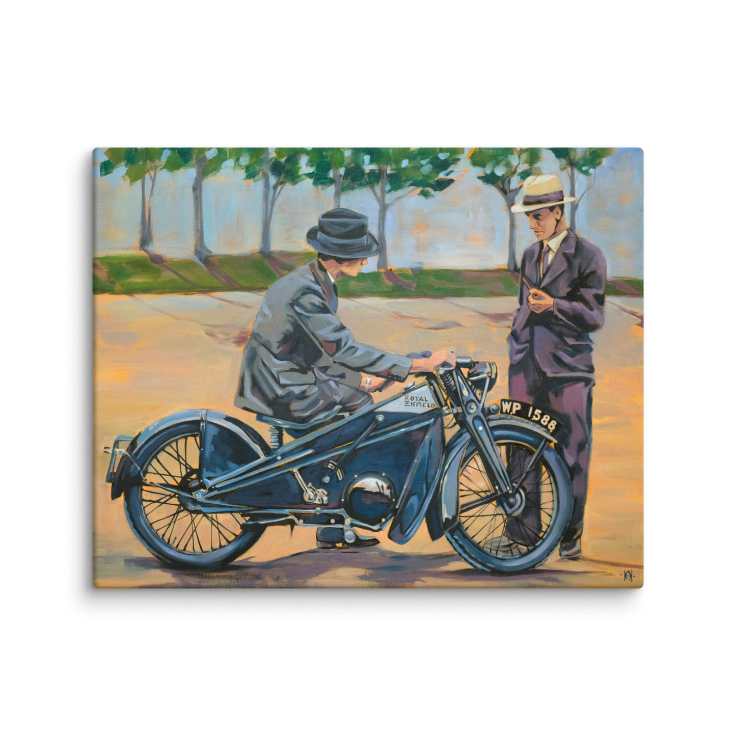 RE 1933 Model Z - 16x20 in Canvas Print