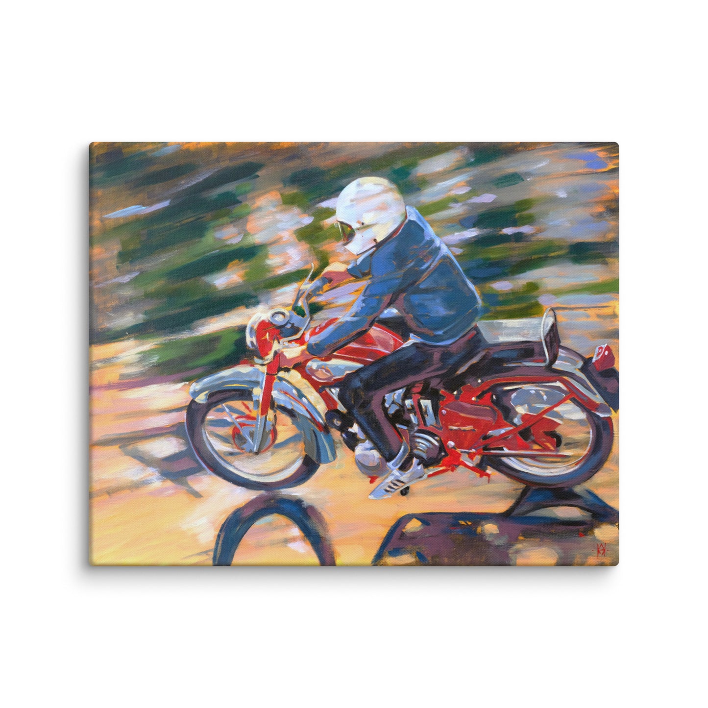 1980 350 Bullet Deluxe - 16x20 in. Canvas Print