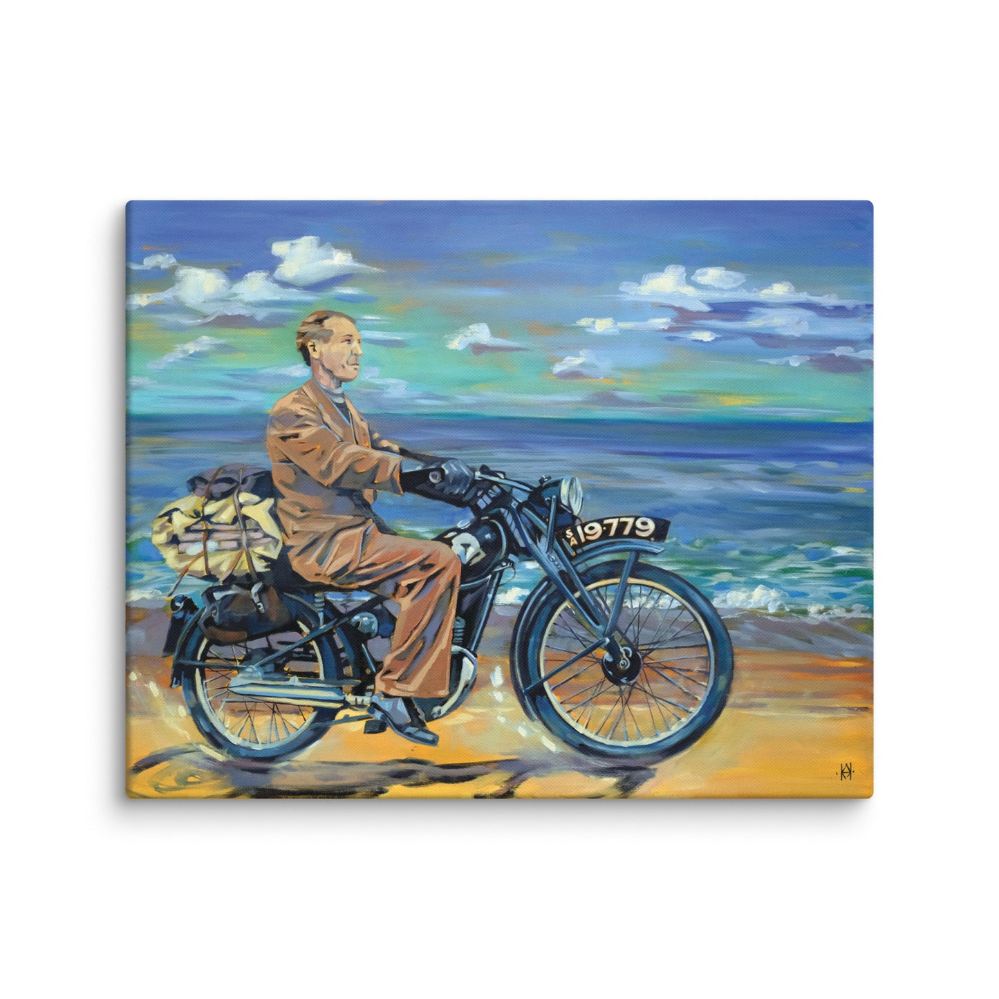 1949 Model RE 126cc - 16x20 in. Canvas Print